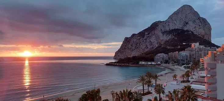 Calpe Sunset paysage 